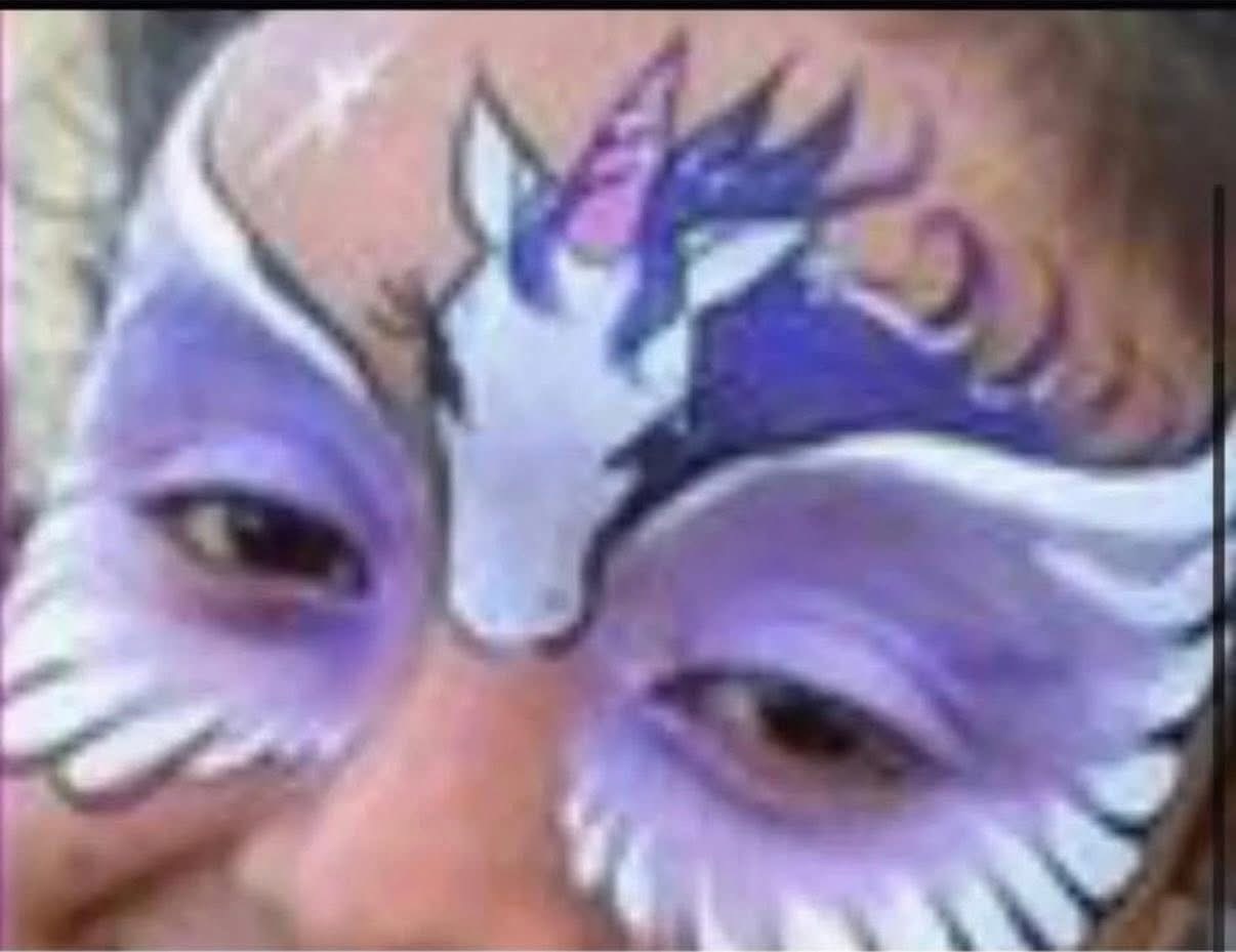 Unicorn face painting